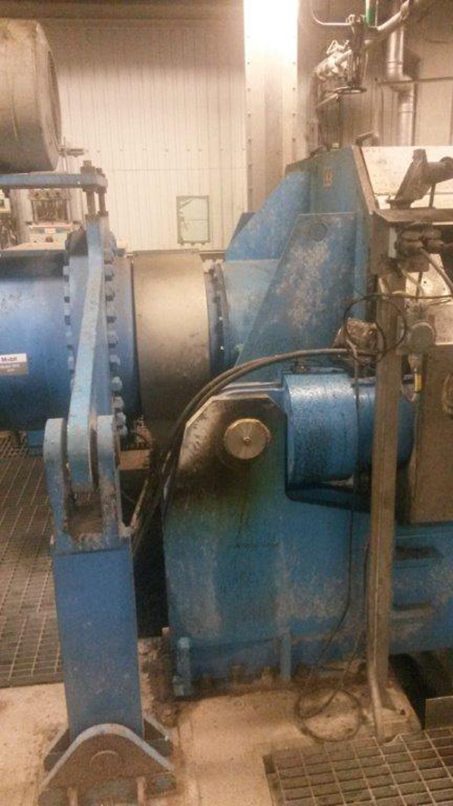 Kufferath sludge press BX 1000, screwpress