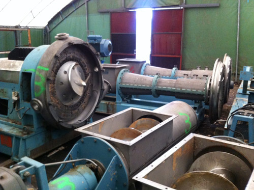 Krima refiners with Celltec HC feeders